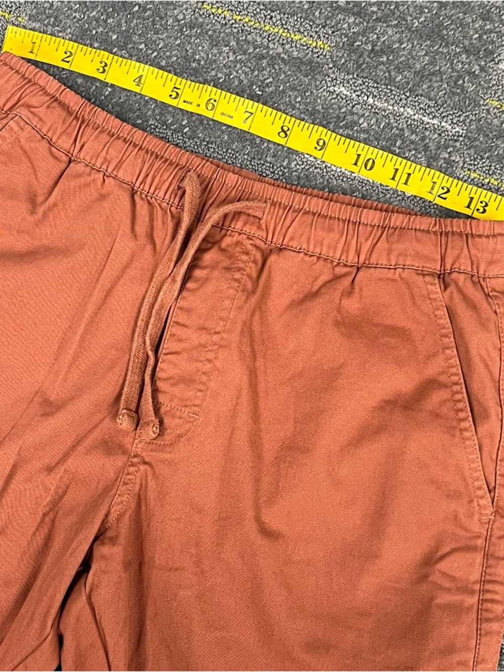 Katin Patio Shorts Men’s Small Red Elastic Waist Comfort Drawstring Beach Preppy - Picture 8 of 11